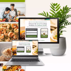 Healthy Recipes Landing Page Template