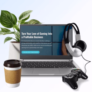 Gaming Landing Page Template