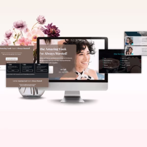 Salon Landing Page Template