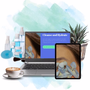 Skincare and Beauty Landing Page Template